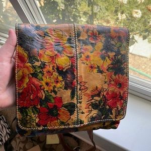 Vintage Patricia Nash leather crossbody